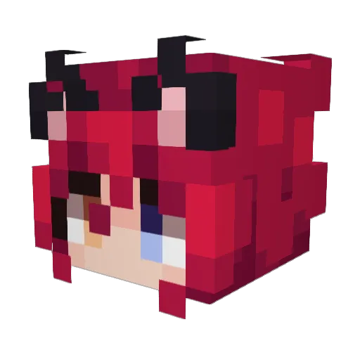 oEryn Minecraft avatar head, 3D render