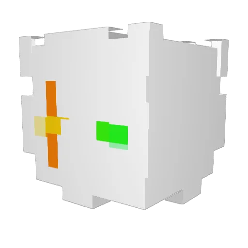 oEternal Minecraft avatar head, 3D render