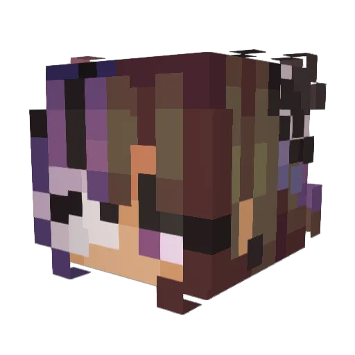 oExcursion Minecraft avatar head, 3D render