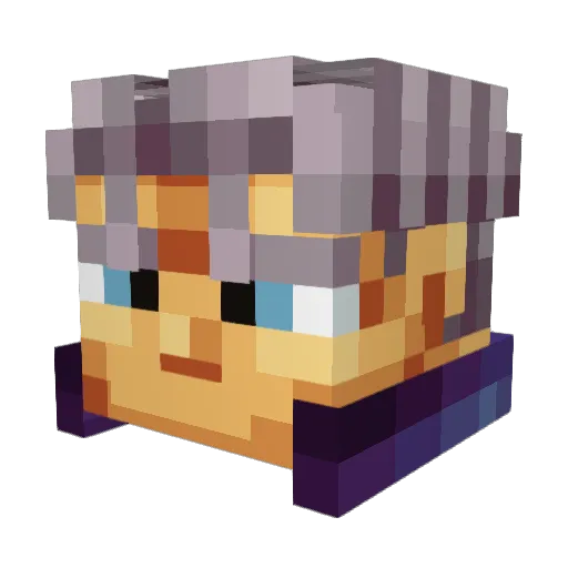 oExodusss Minecraft avatar head, 3D render
