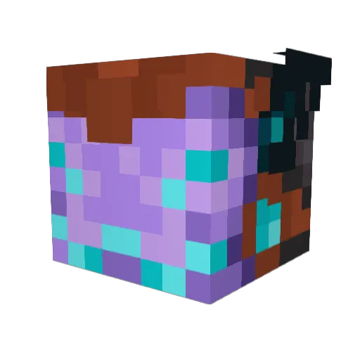 oFaijio Minecraft avatar head, 3D render