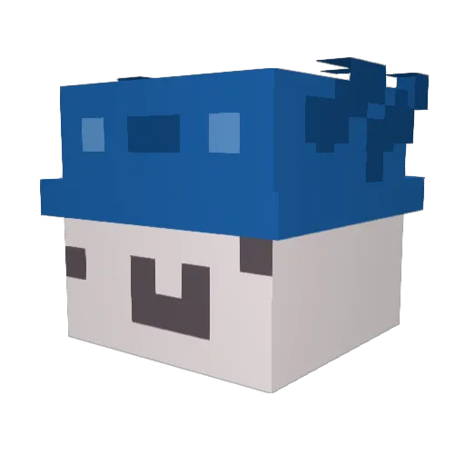 oFeats Minecraft avatar head, 3D render