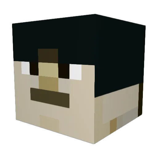 oFergus Minecraft avatar head, 3D render