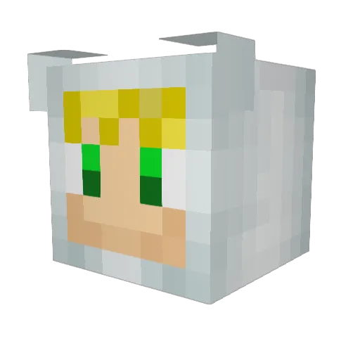 oFinnly Minecraft avatar head, 3D render