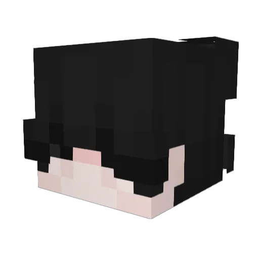 oFizy Minecraft avatar head, 3D render