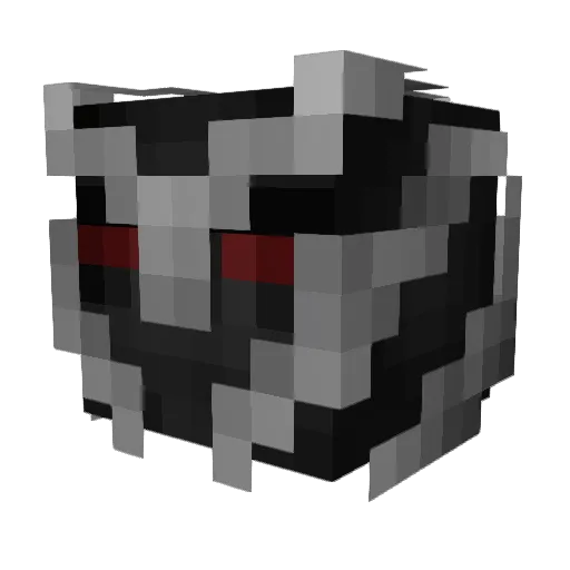 oFlur Minecraft avatar head, 3D render