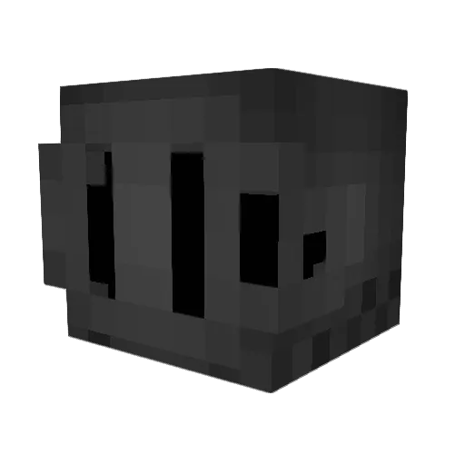 oGGenji Minecraft avatar head, 3D render