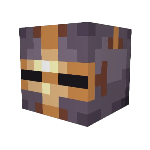 oG_vNero Minecraft avatar head, 3D render