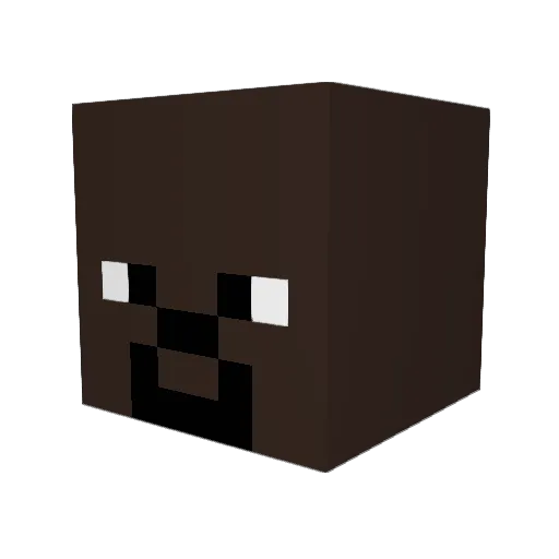 oGregui Minecraft avatar head, 3D render