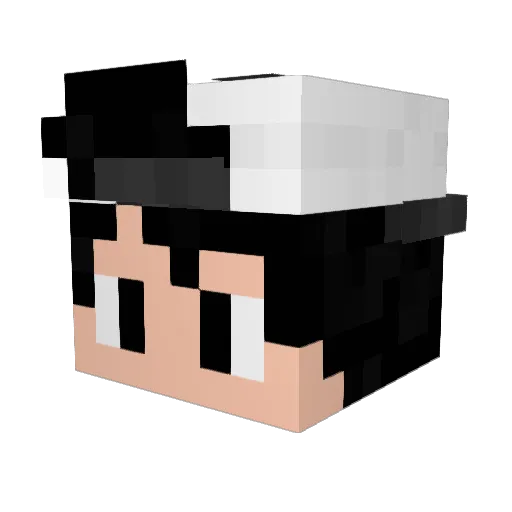 oGszera Minecraft avatar head, 3D render