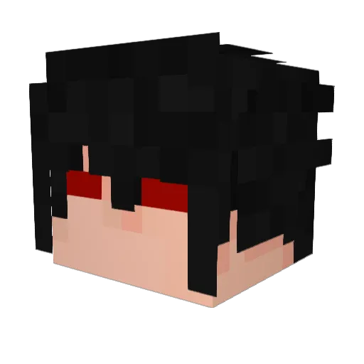 oGuto_ Minecraft avatar head, 3D render