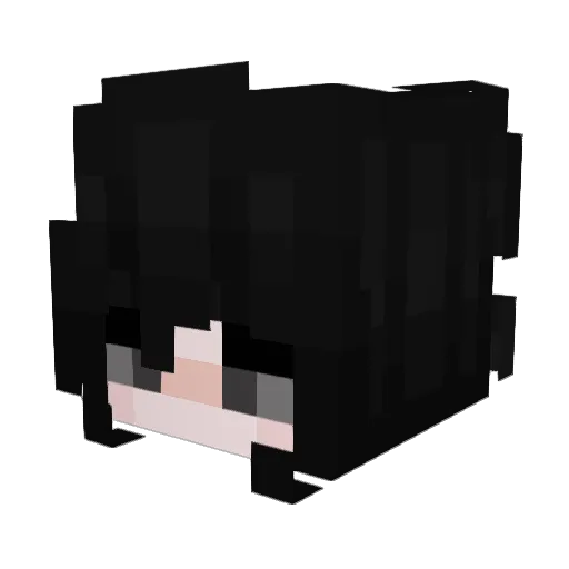 oHa_beZ_CtpAXa_ Minecraft avatar head, 3D render
