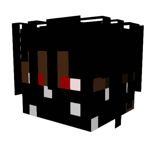 oHeroyy Minecraft avatar head, 3D render