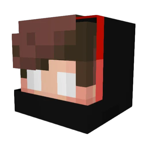 oHorrur Minecraft avatar head, 3D render