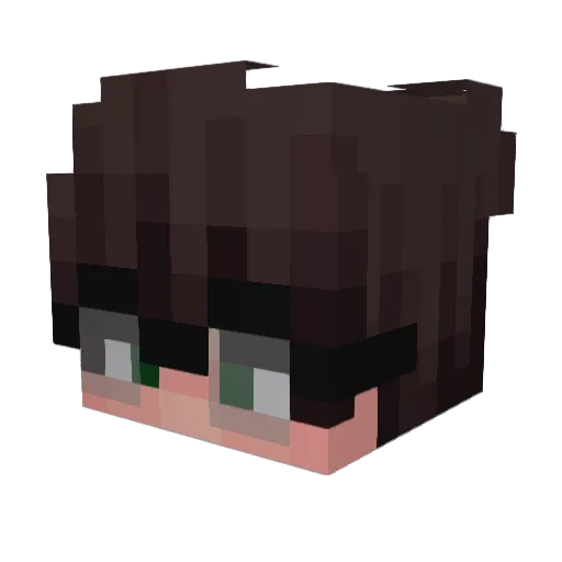oItsVex Minecraft avatar head, 3D render