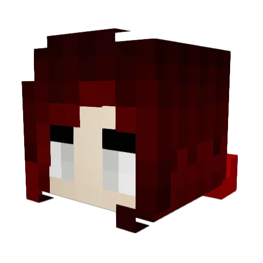 oJaKex Minecraft avatar head, 3D render