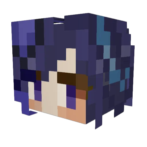 oJayz Minecraft avatar head, 3D render