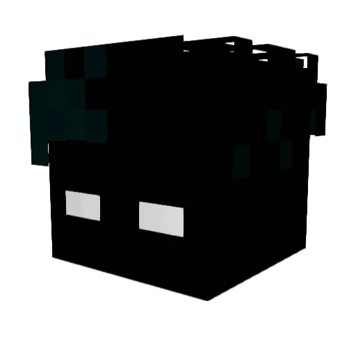 oJif Minecraft avatar head, 3D render
