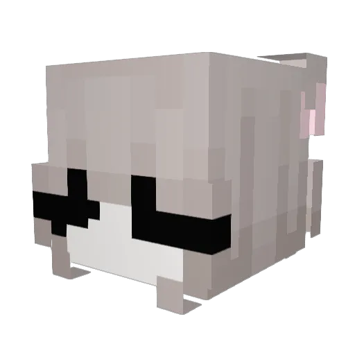 oJuliett Minecraft avatar head, 3D render
