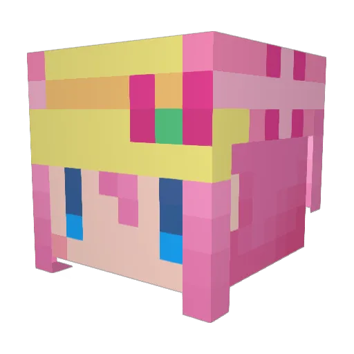 oKOROMOo Minecraft avatar head, 3D render