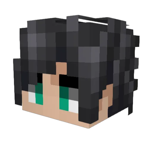 oKaiyami Minecraft avatar head, 3D render