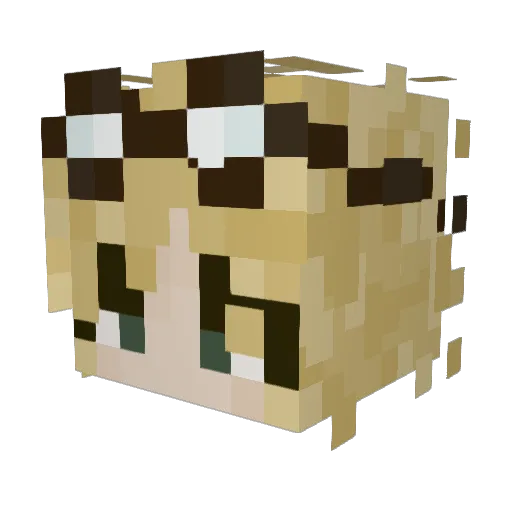 Minecraft-Avatar von oKatOo: Kopf als 3D-Render