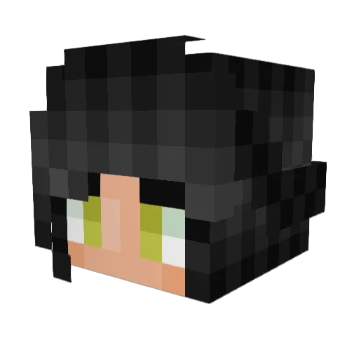 oKeamez Minecraft avatar head, 3D render
