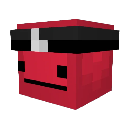 oKiksiee Minecraft avatar head, 3D render