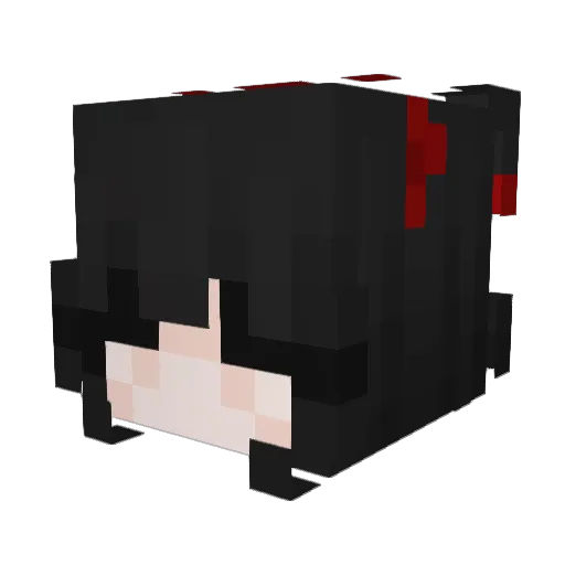 oKisha Minecraft avatar head, 3D render