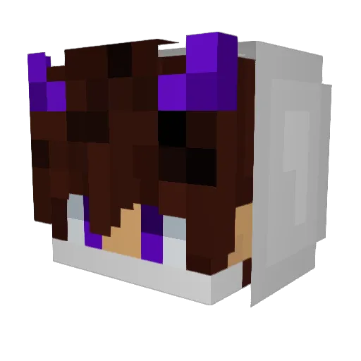 oKrylo Minecraft avatar head, 3D render