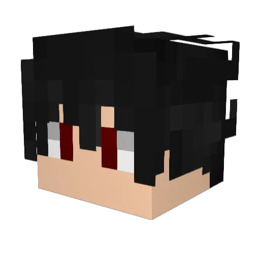 oLockDown Minecraft avatar head, 3D render