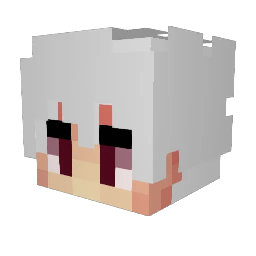 oLori_ Minecraft avatar head, 3D render
