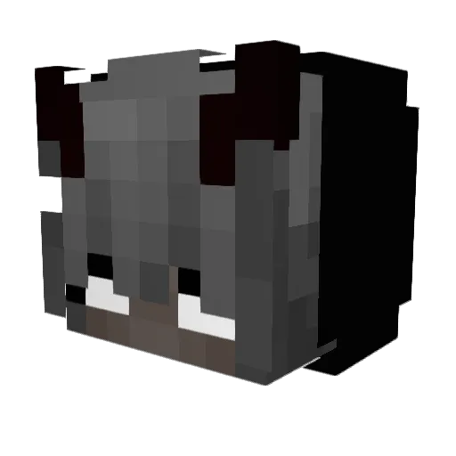 oLucx Minecraft avatar head, 3D render