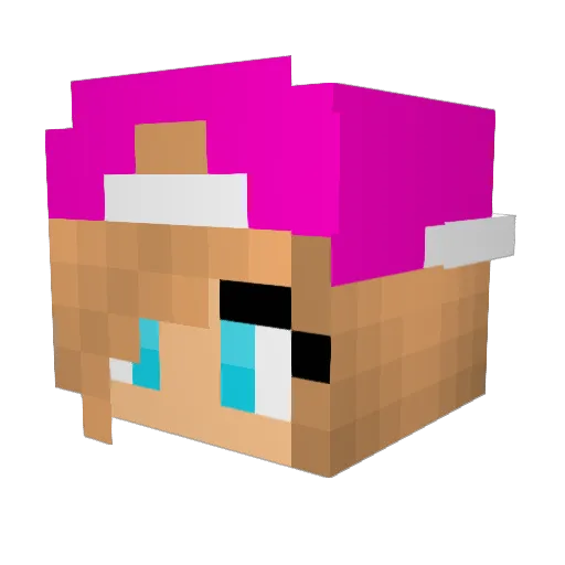 oLunaro Minecraft avatar head, 3D render