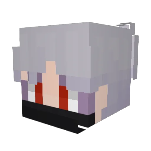 oMAKUo Minecraft avatar head, 3D render