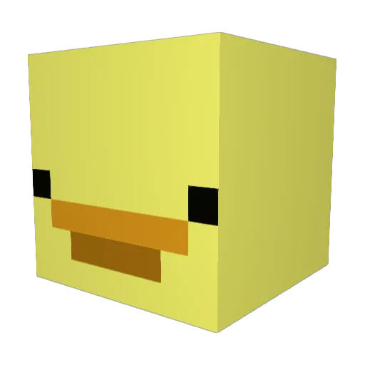 oMANBOo Minecraft avatar head, 3D render