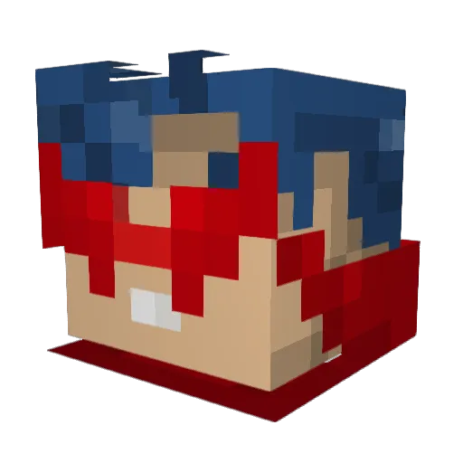 oMYSTICISMo Minecraft avatar head, 3D render