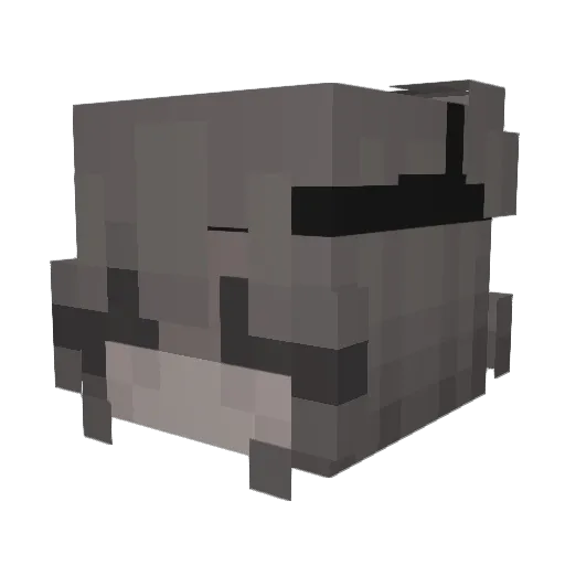 oMaggie Minecraft avatar head, 3D render