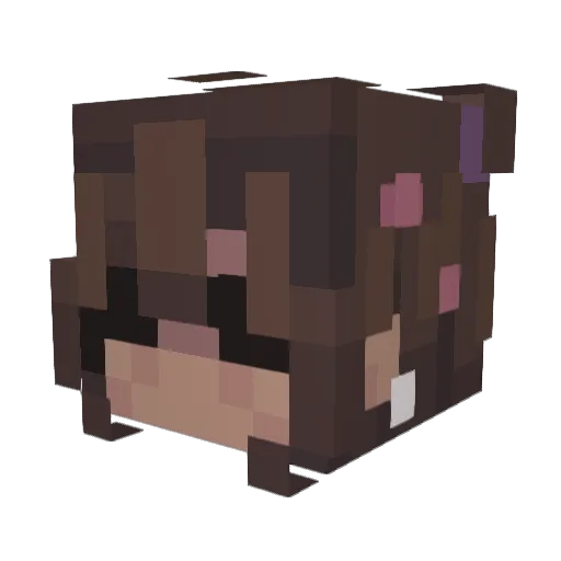 oMayBaby Minecraft avatar head, 3D render