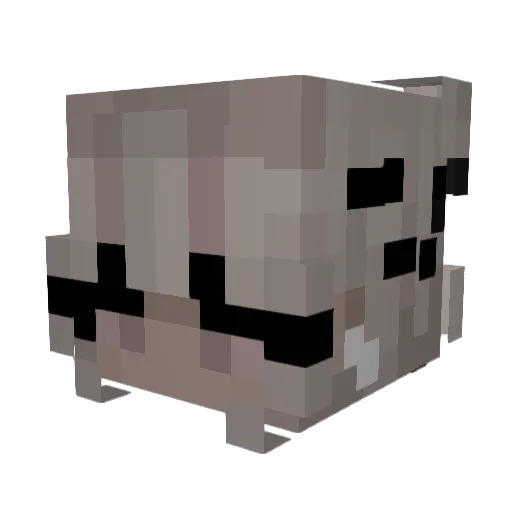 oMelivan Minecraft avatar head, 3D render