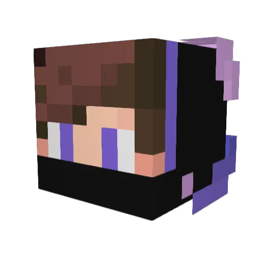 oMezmer Minecraft avatar head, 3D render