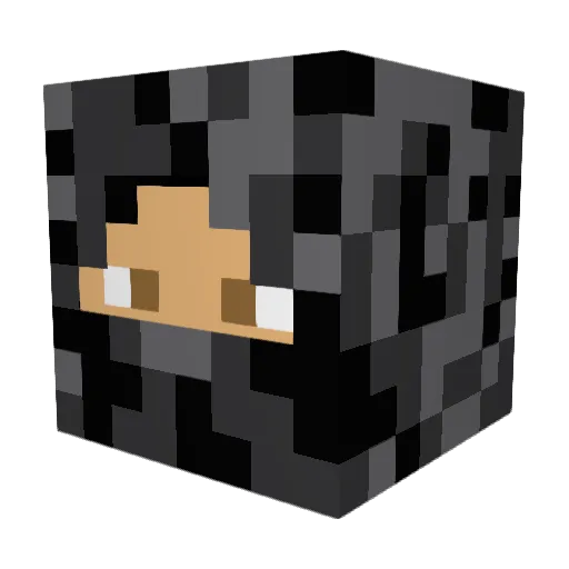 oMonkeey Minecraft avatar head, 3D render