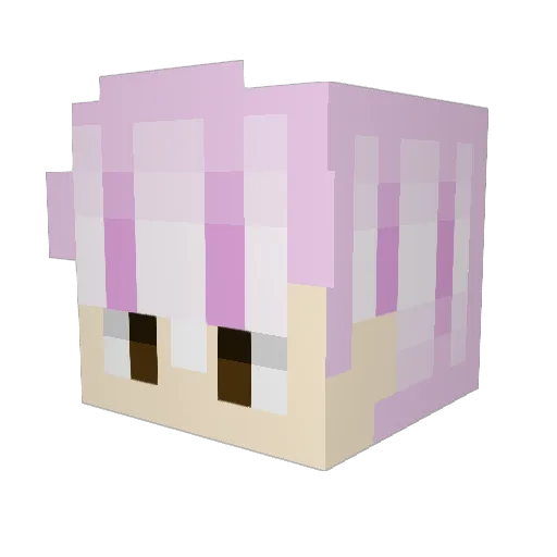 oNAIo Minecraft avatar head, 3D render