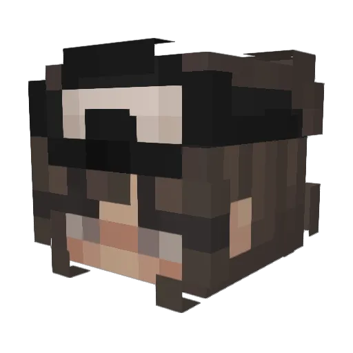 oNahh Minecraft avatar head, 3D render