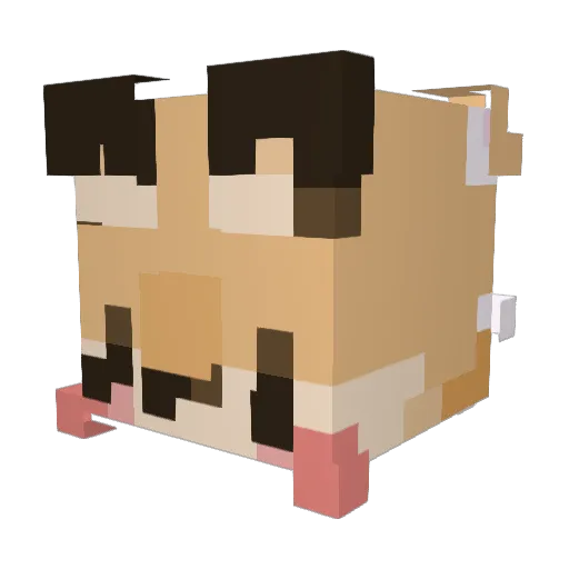 oNiao Minecraft avatar head, 3D render