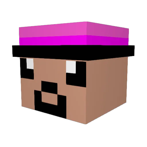 oNiggaY_Y Minecraft avatar head, 3D render