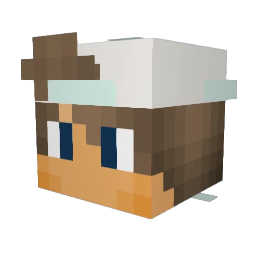 oNinjaa Minecraft avatar head, 3D render