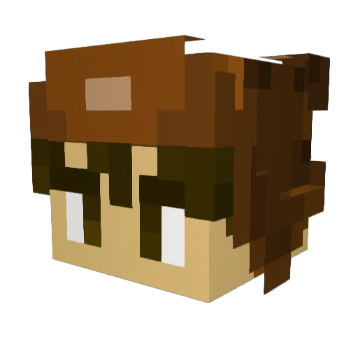 oNsh0 Minecraft avatar head, 3D render