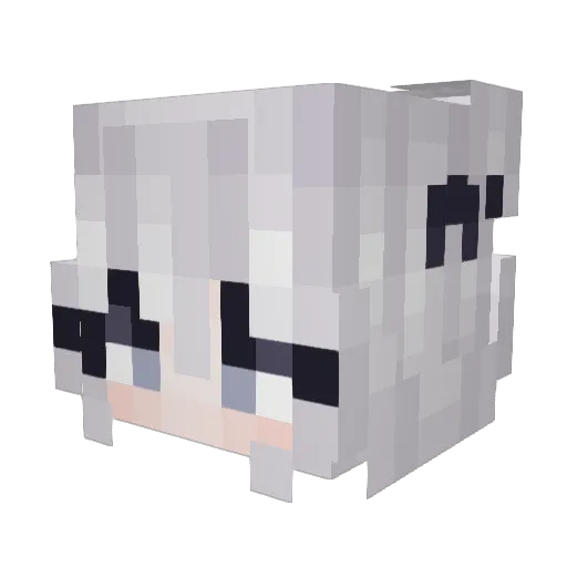 oNukes Minecraft avatar head, 3D render
