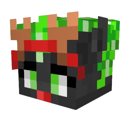 oOBlaze3Oo Minecraft avatar head, 3D render